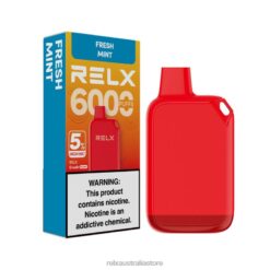 Fresh Mint RELX Crush Pocket 6000 5% High Nic VB868173 | RELX Vape Review