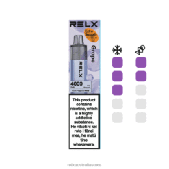 Grape RELX MagicGo 4000 Disposable Vape VB868150 | RELX Vape Price