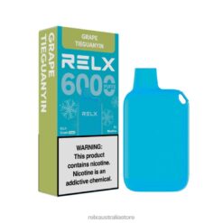 Grape TieGuanYin RELX Crush Pocket 6000 Icy VB868162 | RELX Vape Review