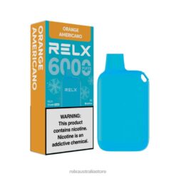 Orange Americano RELX Crush Pocket 6000 Icy VB868159 | RELX Device Sydney