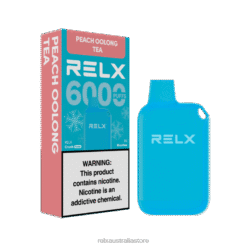 Peach Oolong Tea RELX Crush Pocket 6000 Icy VB868154 | RELX Australia
