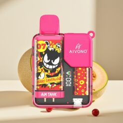 Aivono AIM-TANK 9500 Cherry Cantaloupe Disposable Vape