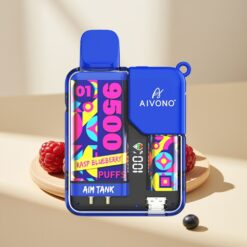 Aivono AIM-TANK 9500 Puffs 18mL Rasp Blueberry