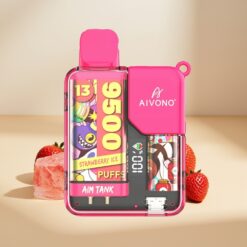 Aivono AIM-TANK 9500 Strawberry Ice 18mL 650mAh