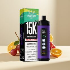 Al Fakher 15k Ice Adjust Clouds 22mL Grape Mint Disposable