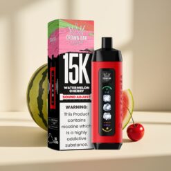 Al Fakher 15k Ice Adjust Clouds 22ml 15000 Puffs Watermelon Cherry