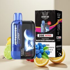 Al Fakher Crown Bar Ultra 25K Blue Razz Lemonade