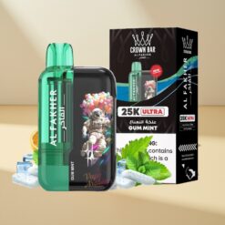 Al Fakher Crown Bar Ultra 25K Gum Mint Disposable Vape