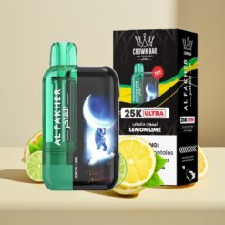 Al Fakher Crown Bar Ultra 25K Lemon Lime Disposable