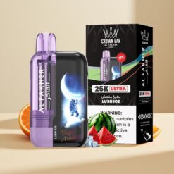 Al Fakher Crown Bar Ultra 25K Lush Ice Disposable