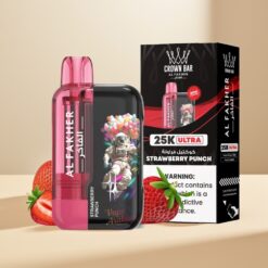 Al Fakher Crown Bar Ultra 25K Strawberry Punch
