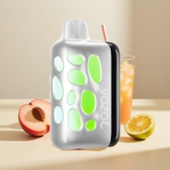 VOZOL RAVE 40000 Peach Raspberry Lemonade Glow Beat-Sync Charged