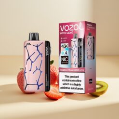 Vozol Neon 45K 45000 Puffs Adjustable Ice Airflow Frozen Strawberry Kiwi