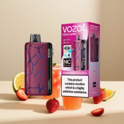 Vozol Neon 45K Strawberry Margarita 45000 Puffs Disposable Vape