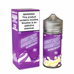 Custard Monster Blackberry 100mL High VG E-Liquid