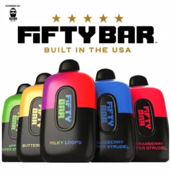 FIFTY BAR Black Series 20K Dual Mesh Disposable Vape