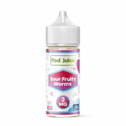 Pod Juice Sour Fruity Worms 100ML Vape Juice
