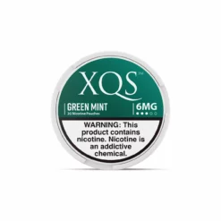 XQS Slim Green Mint Nicotine Pouches - 20 Count Tobacco-Free