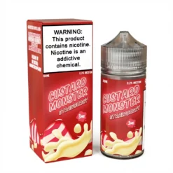 Strawberry Custard High VG 100ML E-Liquid
