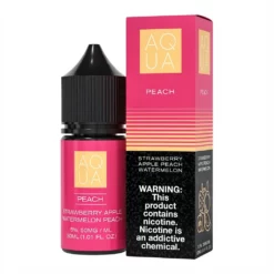 Peach Aqua TFN Salts 30mL – Clean Coil Nicotine Salt