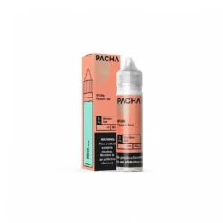 White Peach Ice Freebase E-Liquid 60mL Clean Coil